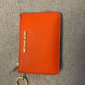 Michael Kors Orange Card Holder